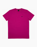 BOSS Stretch-Cotton Pink T-Shirt with logo detail