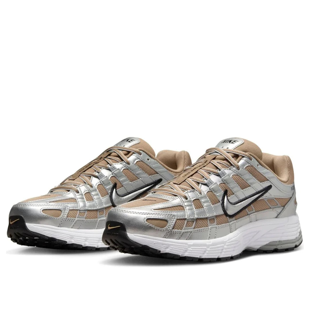Nike P-6000 Khaki Metallic Silver
