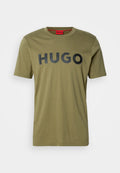 HUGO BOSS Hugo Men's T-Shirt Open Green Large Logo