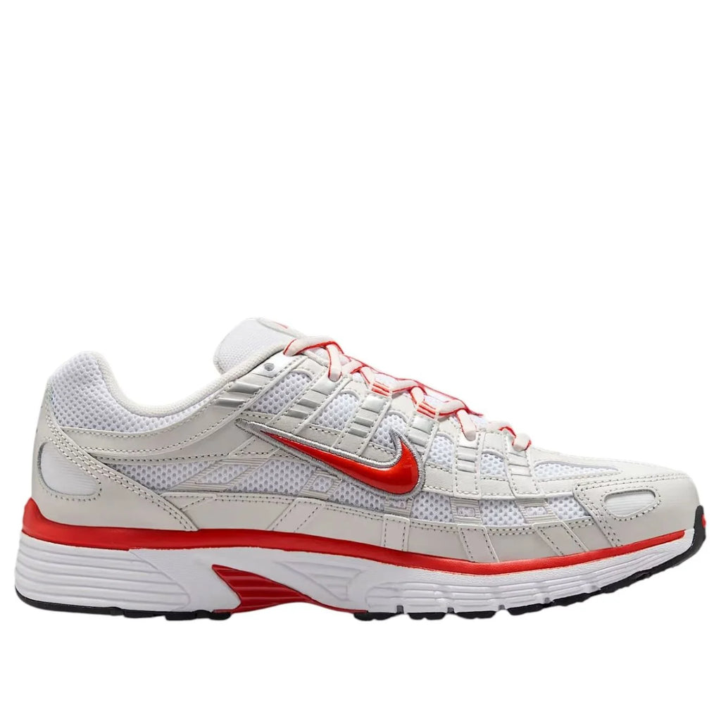 Nike P-6000 White Platinum Tint Picante Red (Women's)